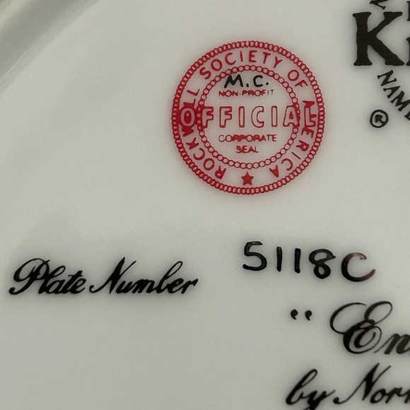 💙 ✨VTG Norman Rockwell End of Day Decorative Plate w Certificate 1988 - Picture 11 of 15